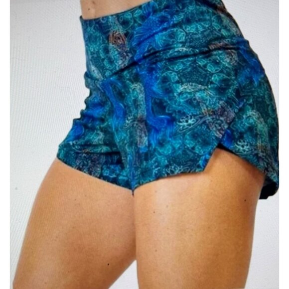 Constantly Varied Gear Womens Medium Squat-Approved Athletic Shorts Blue/Black P - Picture 10 of 10